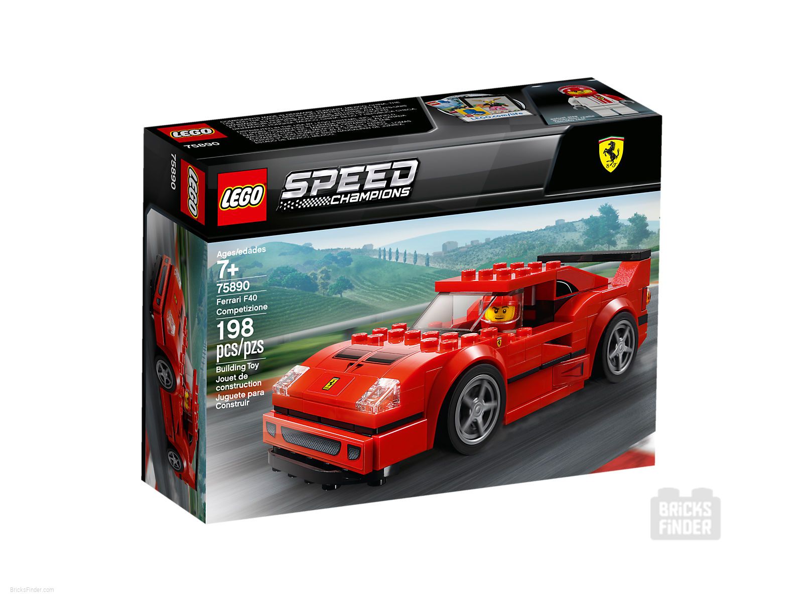 LEGO 75890 Ferrari F40 Competizione Speed Champions BricksFinder Best LEGO Deals Discounts