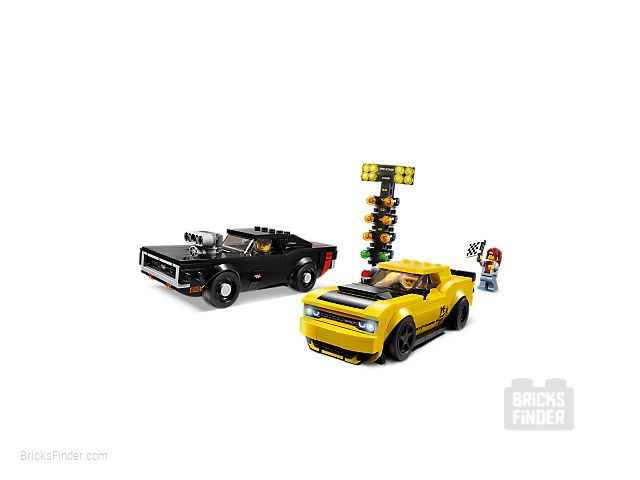 LEGO 75893 2018 Dodge Challenger SRT Demon and 1970 Dodge Charger R/T Image 2