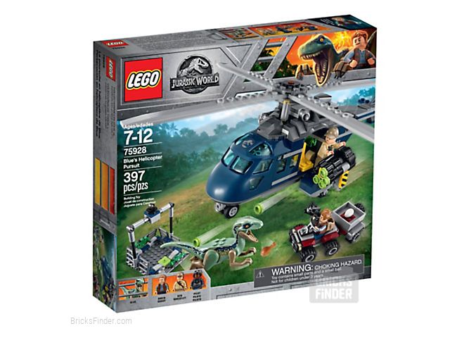 LEGO 75928 Blue's Helicopter Pursuit Box