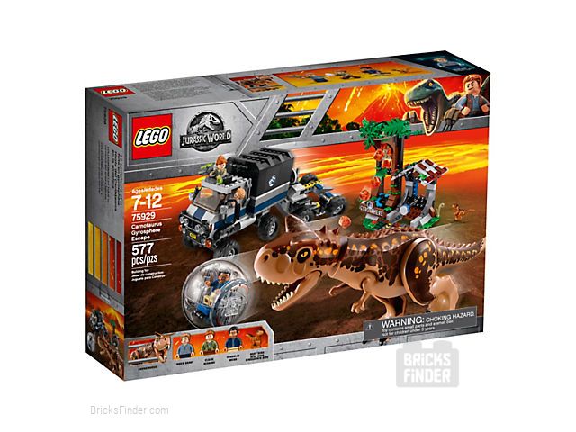 LEGO 75929 Carnotaurus Gyrosphere Escape Box