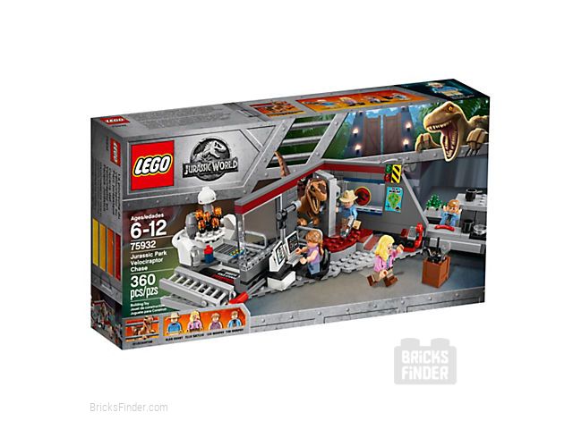 LEGO 75932 Jurassic Park Velociraptor Chase Box