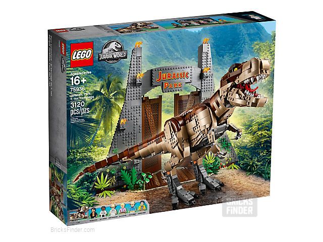 LEGO 75936 Jurassic Park: T. rex Rampage Box