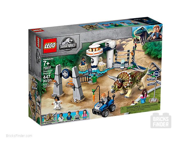 LEGO 75937 Triceratops Rampage Box