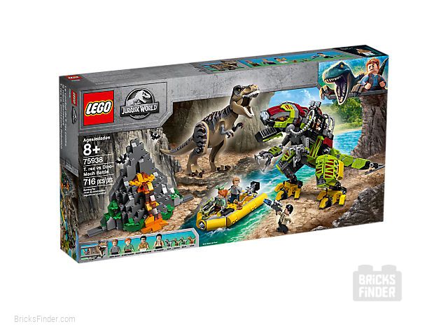 LEGO 75938 T. rex vs Dino-Mech Battle Box