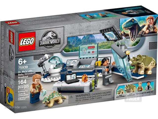 LEGO 75939 Dr. Wu's Lab: Baby Dinosaurs Breakout​ Box
