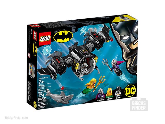 LEGO 76116 Batman Batsub and the Underwater Clash Box