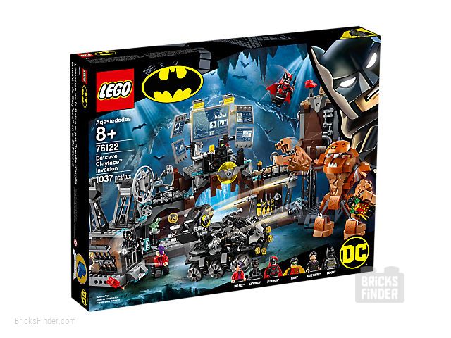 LEGO 76122 Batcave Clayface Invasion Box