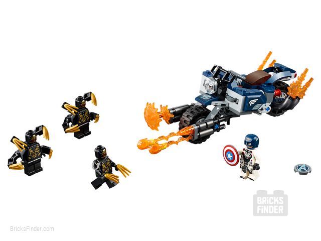 LEGO 76123 Captain America: Outriders Attack Image 1