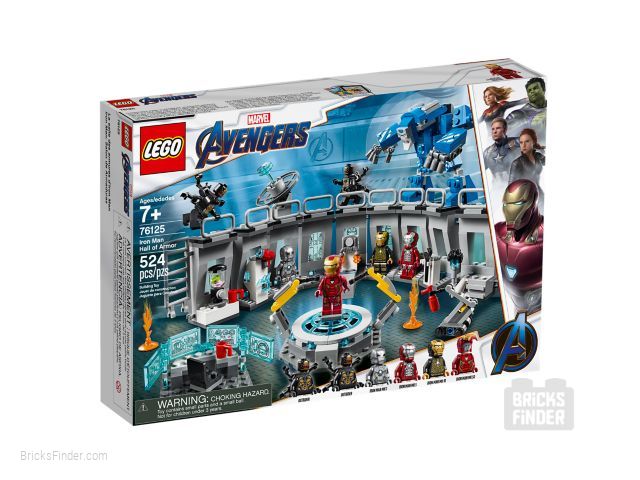 LEGO 76125 Iron Man Hall of Armour Box
