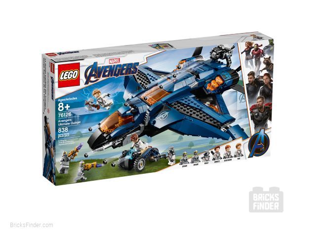 LEGO 76126 Avengers Ultimate Quinjet Box