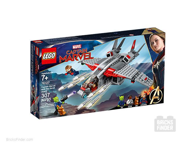 LEGO 76127 Captain Marvel and The Skrull Attack Box