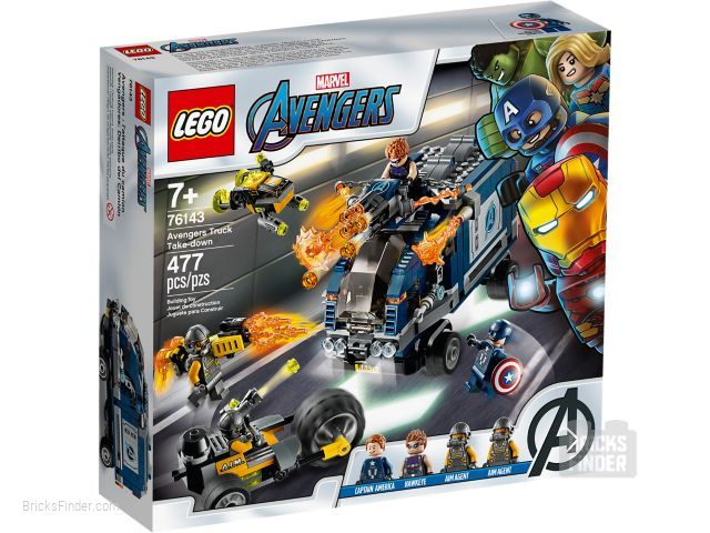 LEGO 76143 Avengers Truck Take-down Box