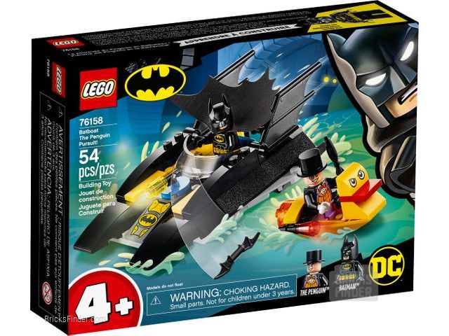 LEGO 76158 Batboat The Penguin Pursuit! Box