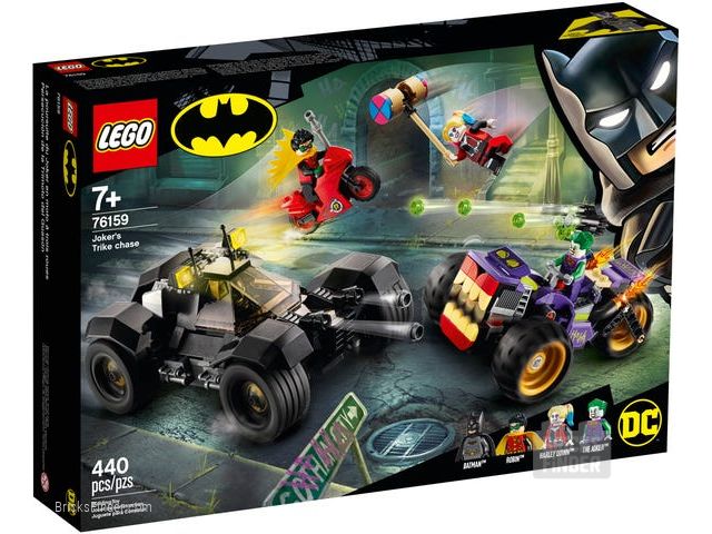 LEGO 76159 Joker's Trike Chase Box