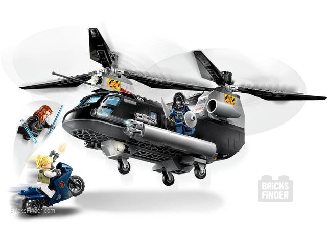 LEGO 76162 Black Widow's Helicopter Chase Image 2