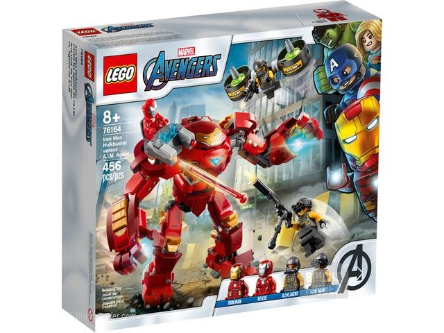 LEGO 76164 Iron Man Hulkbuster versus A.I.M. Agent Box