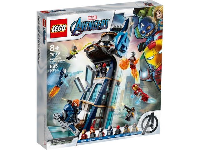LEGO 76166 Avengers Tower Battle Box