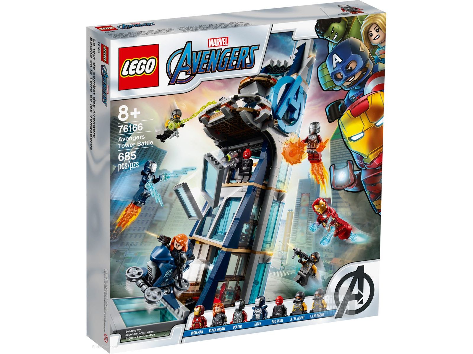 LEGO 76166 Avengers Tower Battle Marvel Super Heroes BricksFinder Best LEGO Deals Discounts