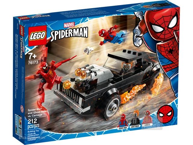 LEGO 76173 Spider-Man and Ghost Rider vs. Carnage Box