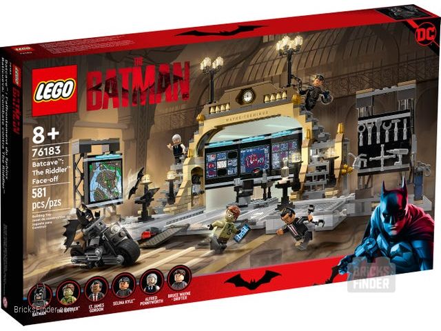 LEGO 76183 Batcave: The Riddler Face-off Box