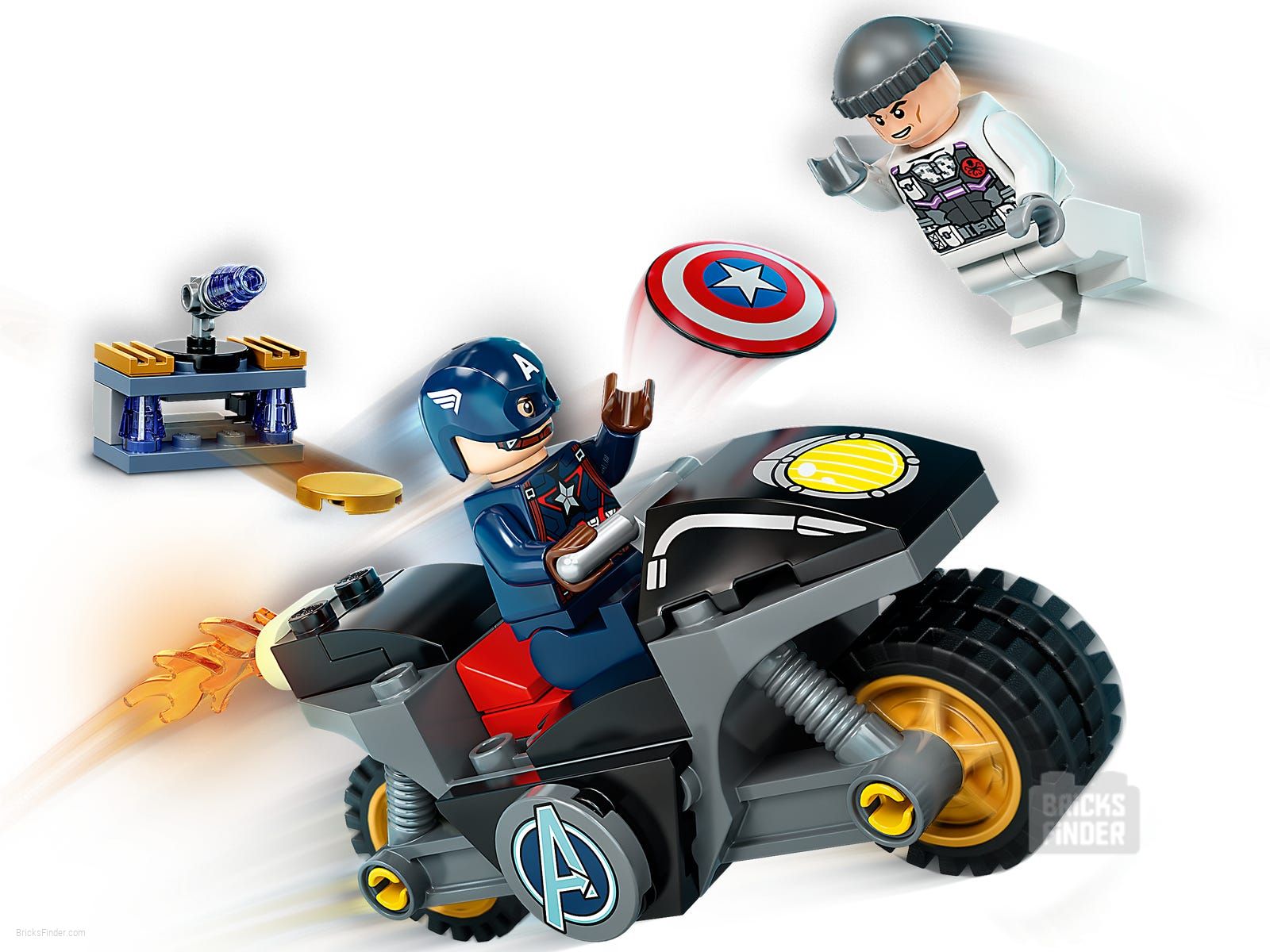 captain america lego face