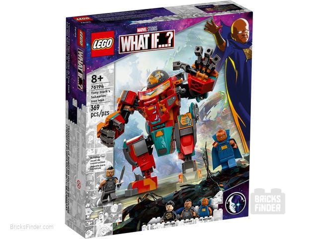 LEGO 76194 Tony Stark’s Sakaarian Iron Man Box