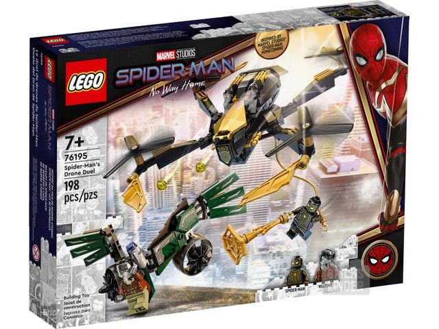 LEGO 76195 Spider-Man’s Drone Duel Box