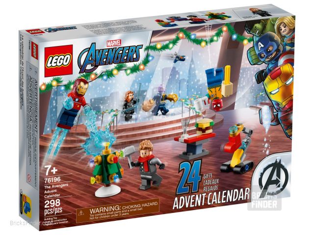 LEGO 76196 The Avengers Advent Calendar 2022 Box