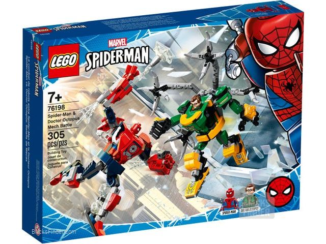 LEGO 76198 Spider-Man & Doctor Octopus Mech Battle Box