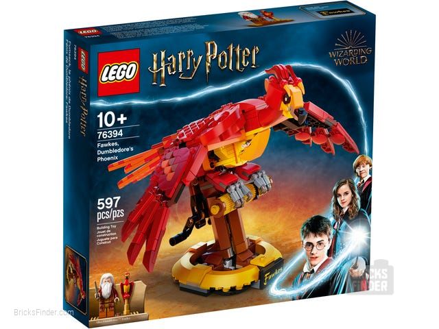 LEGO 76394 Fawkes, Dumbledore’s Phoenix Box