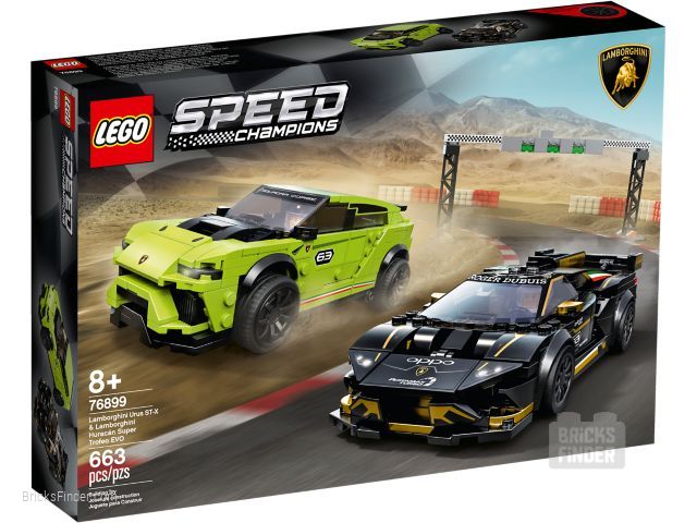 LEGO 76899 Lamborghini Urus ST-X & Huracán Super Trofeo EVO Box
