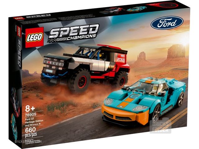 LEGO 76905 Ford GT Heritage Edition and Bronco R Box