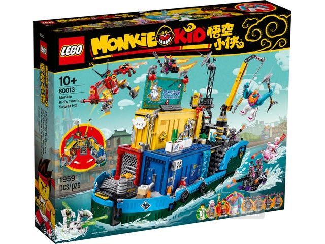LEGO 80013 Monkie Kid’s Team Secret HQ Box