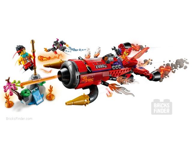 LEGO 80019 Red Son's Inferno Jet Image 2