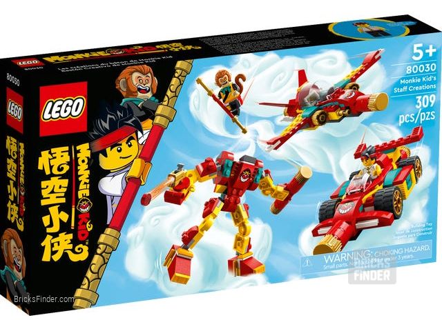 LEGO 80030 Monkie Kid’s Staff Creations Box
