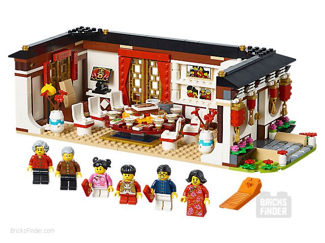 LEGO 80101 Chinese New Year's Eve Dinner Image 1