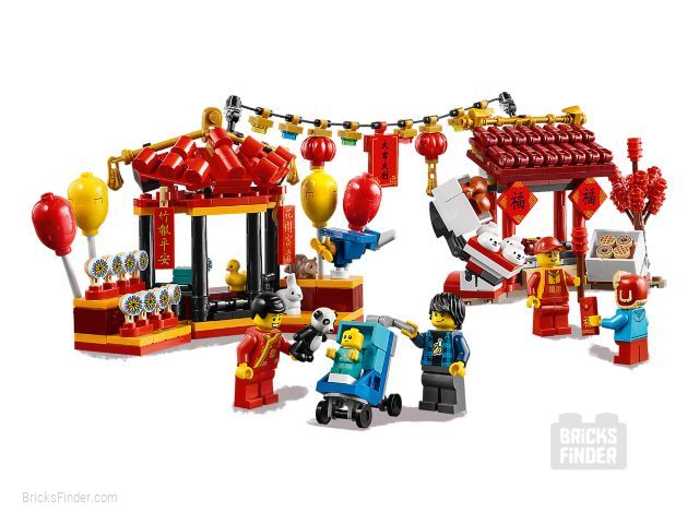 LEGO 80105 Chinese New Year Temple Fair Image 2