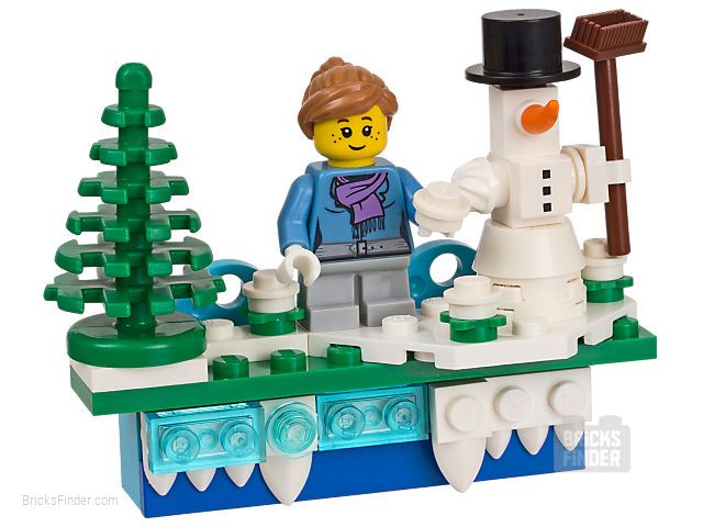 LEGO 853663 Christmas Magnet Image 1