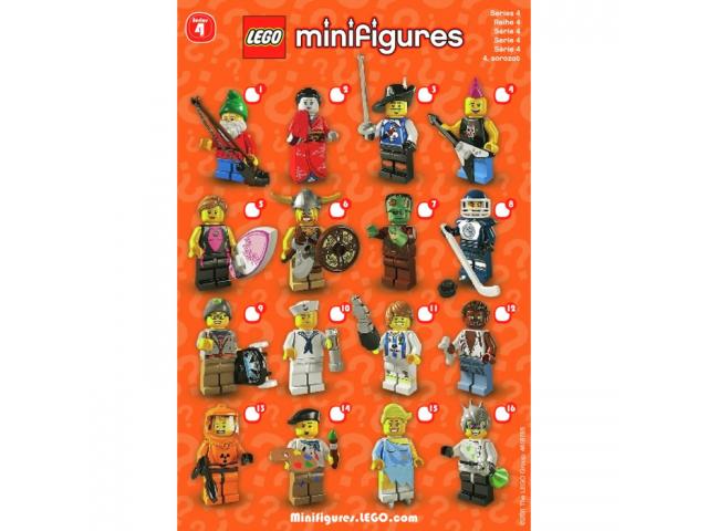 LEGO 8804 Минифигурки (Серия 4) (Minifigures) | BricksFinder.com ...