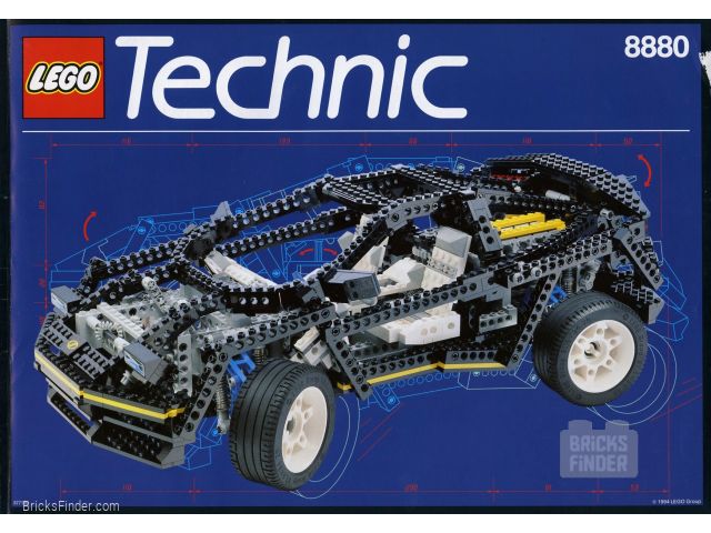 LEGO 8880 Super Car Box